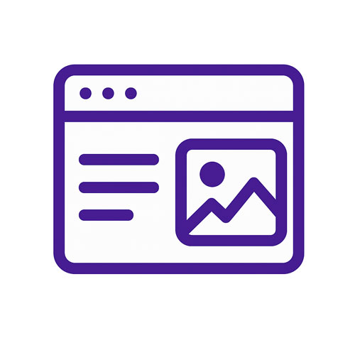 محتوى مرن ومعرض أعمال مميز